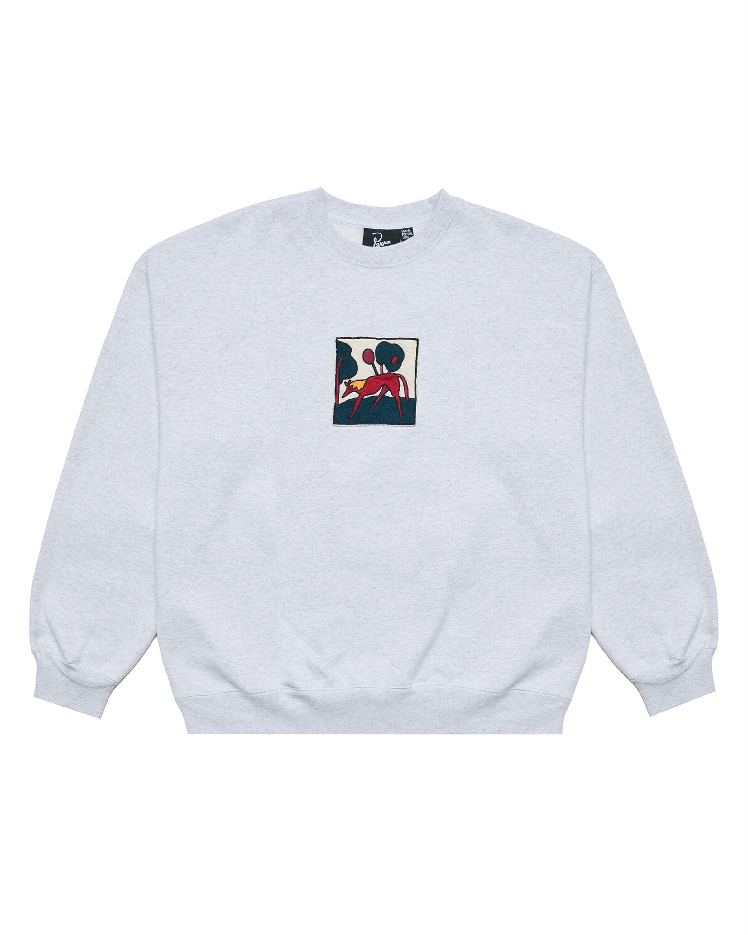 スウェット SEA Crew neck / Charcoal_Taupe - XL by Parra Long lost leg crew neck sweatshirt | 56135 | AFEW STORE
